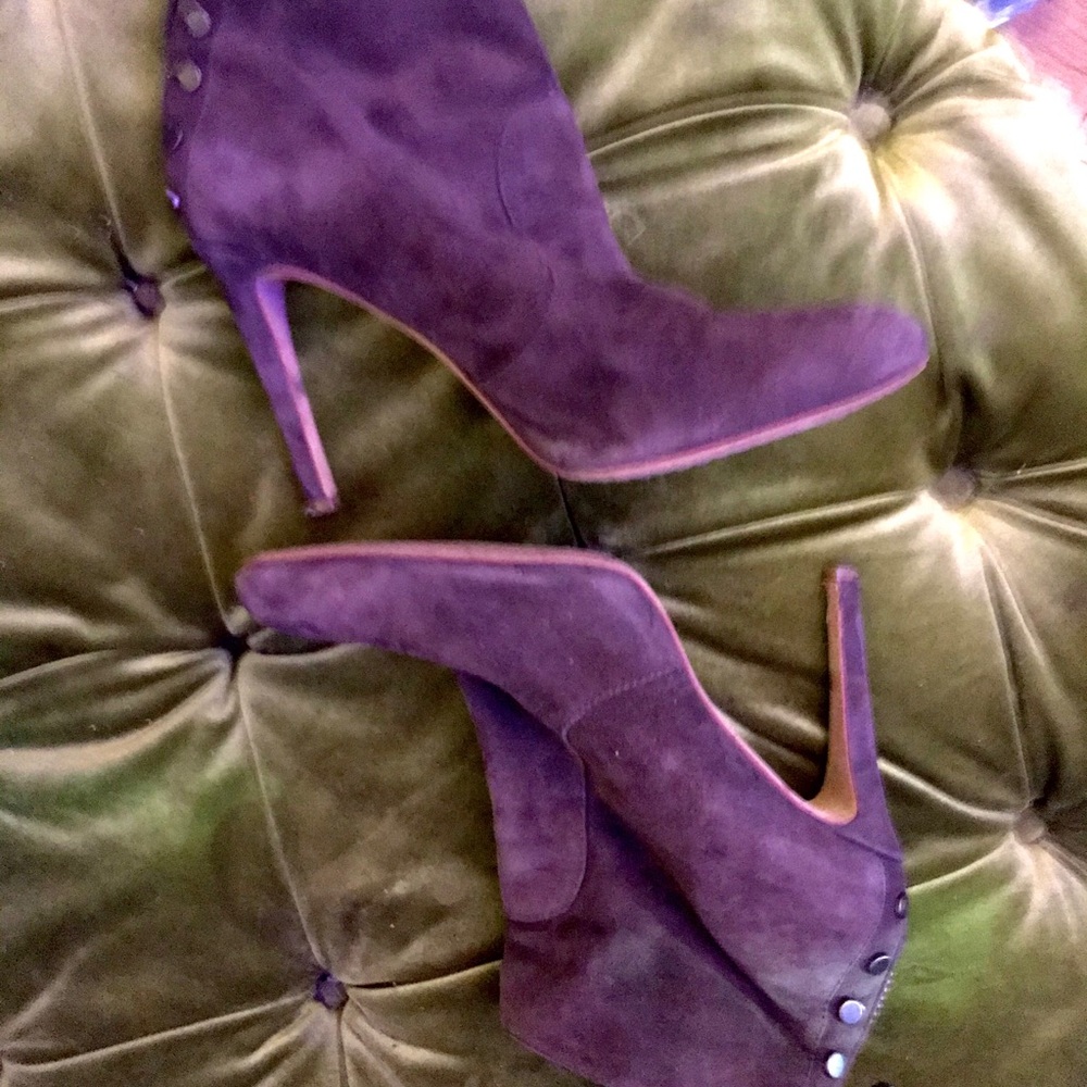 Vince Camuto suede studded boots